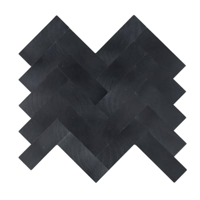 Crédence adhésive murale 3D  - Effet chevron 4 pièces DOUCEUR D'INTÉRIEUR