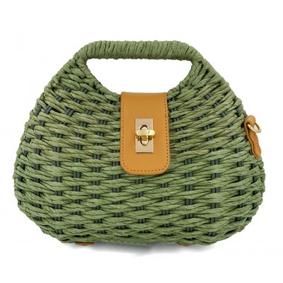 Sac à main en paille LES SACS DE K'RLOT