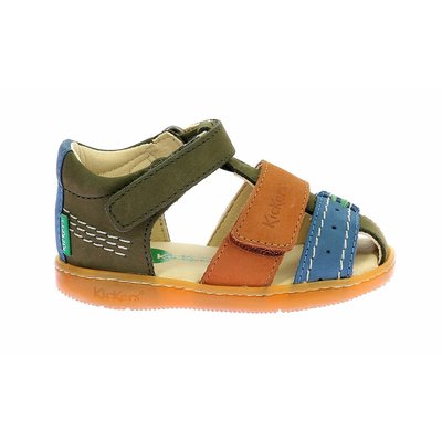 Sandales fermées en cuir Kick Bazar KICKERS
