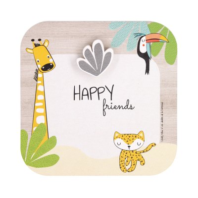 Cadre-Photo avec magnet en bois Gigi la girafe LES JARDINS DE LA COMTESSE