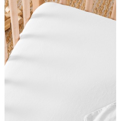 Drap housse bébé SATIN DE COTON BIO LAVÉ KADOLIS