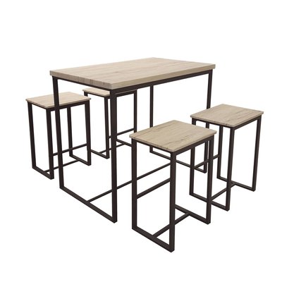 Table haute avec tabourets industrielle Dock URBAN LIVING