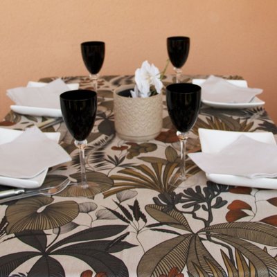 Nappe rectangulaire en coton enduit SUD ETOFFE