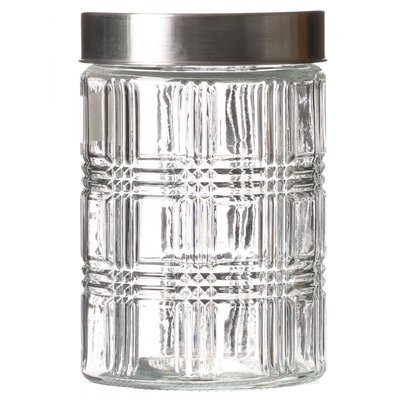 Bocal Cuisine Hermétique en Verre avec Couvercle Inox - 1200ml WADIGA