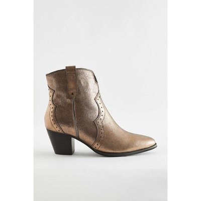 Bottines western style cowboy à enfiler NEXT