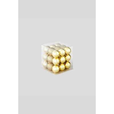 Boite de 27 boules plastiques 30mm MONOPRIX