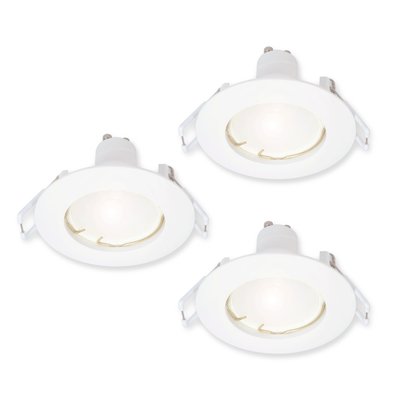 Lot de 40 spots à encastrer en Polycarbonate, RECESS GENERIC