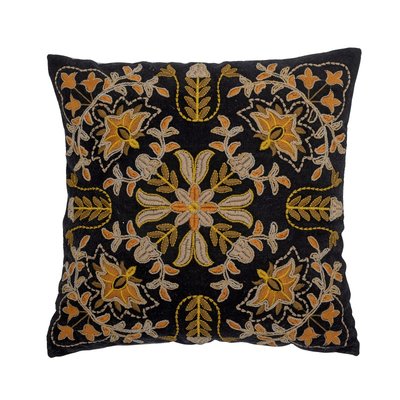Coussin salon brodé coton Boomingville Colmar BLOOMINGVILLE
