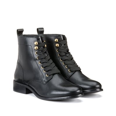 Bottines en cuir à lacets LA REDOUTE COLLECTIONS