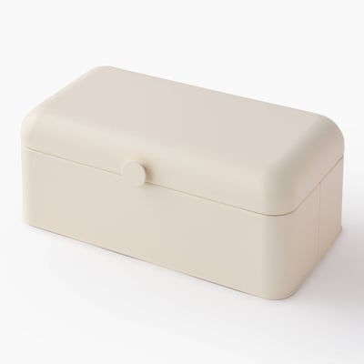 Boite avec bouton, 42.5x23x16.5cm, en fer MONOPRIX