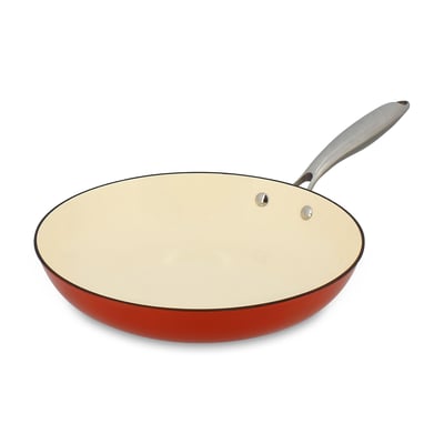 Poêle 28cm en fonte et émail, MONTAGNE MENASTYL