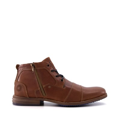 Bottines en cuir à double bout rapporté - CAPTAINS DUNE LONDON