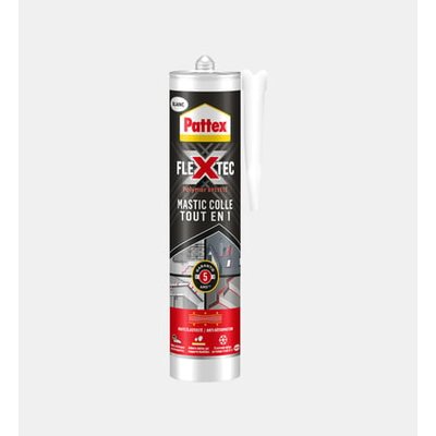 Mastic Colle Flextec Tout En 1 - Pattex - Blanc - 389 G HENKEL