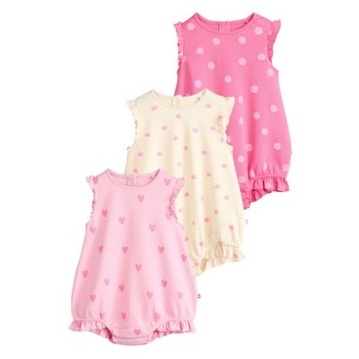 Barboteuses bébé bouffantes, lot de 3 NEXT
