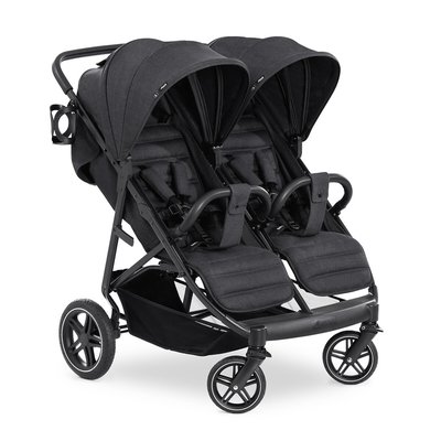 Poussette double Uptown Duo Melange Black HAUCK