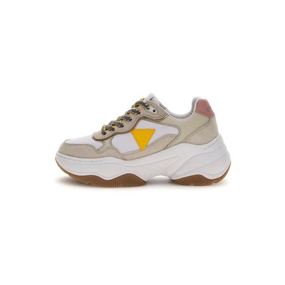 Baskets De Running Hapyy Cuir Mélangé GUESS