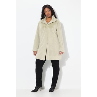 Manteau en imitation fourrure avec col montant ULLA POPKEN