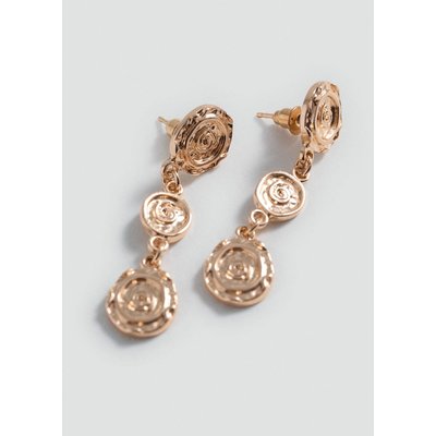 Boucles d'oreilles pendentifs pièce MANGO TEEN