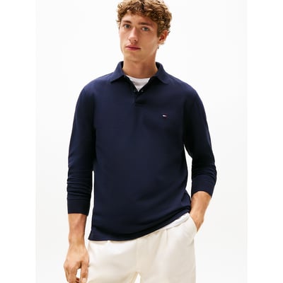 Polo manches longues droit maille piquée 1985 TOMMY HILFIGER