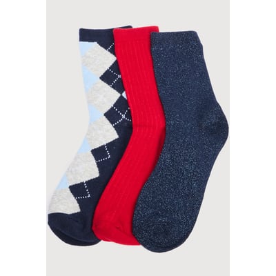 Lot de 3 paires chaussettes hautes BONOBO