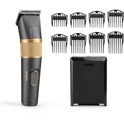 Tondeuse cheveux E987E Graphite Precision, 27 hauteurs de coupe, précision 0,5 mm, autonomie 160 mn BABYLISS