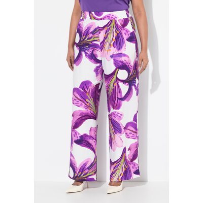 Pantalon motif à fleurs ULLA POPKEN