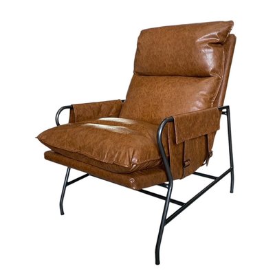 Fauteuil de salon aspect cuir - ARIZONA MATHI DESIGN