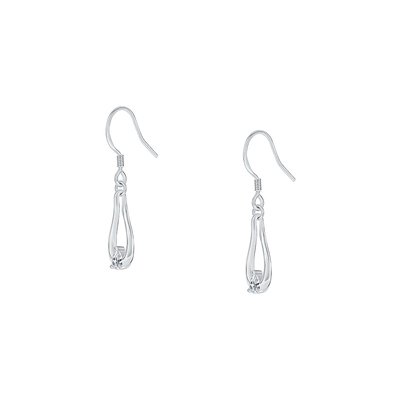 Boucles d'oreilles en argent 925 et oxyde de zirconium CLEOR