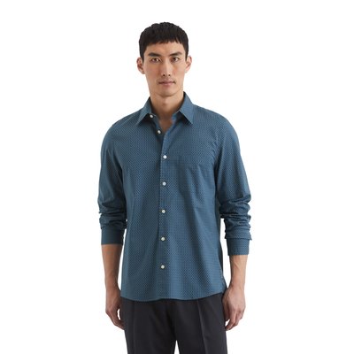 Chemise shaped avec un fin imprimé allover MARC O'POLO