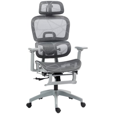 Chaise de bureau Maille (100 % polyester) HOMCOM