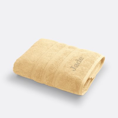 Drap de bain maxi personnalisé coton bio, Ismo LA REDOUTE INTERIEURS