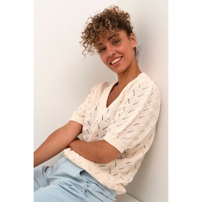 Pullover tricoté CRHami CREAM