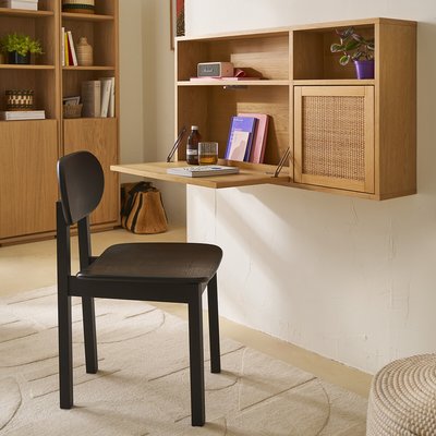 Palano Oak Veneer & Cane Wall Desk LA REDOUTE INTERIEURS