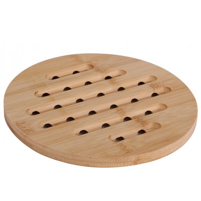 Dessous de plat rond en bambou - Diamètre 19cm WADIGA