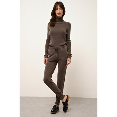 Jogging Taupe Chiné Wendy JUST CASHMERE