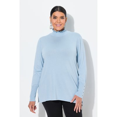 Pull à col montant frisé et manches longues ULLA POPKEN