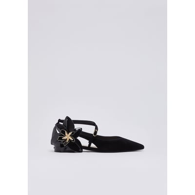 Ballerines avec maxi fleur LIU JO