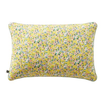 Coussin dehoussable en gaze de coton Manon fleuri EDEN