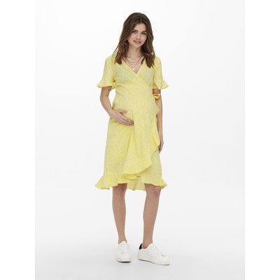 Robe cache coeur jaune deals