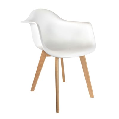 Fauteuil Scandinave Pour Enfant Coloris Blanc DECORATIE