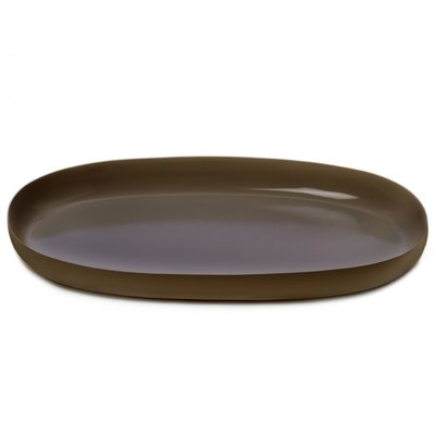 Plateau Ovale en Aluminium 34 x 22 x 2,8 cm ICHENDORF