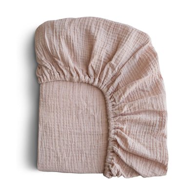Drap housse en mousseline de coton MUSHIE