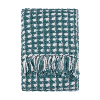 Toasty Fringe Waffle Throw FURN.