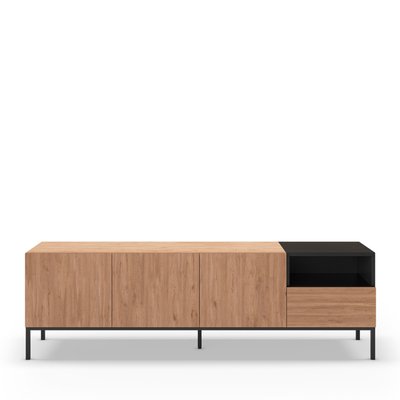 Meuble TV 3 portes 1 tiroir en bois et métal L180cm - Austin DRAWER