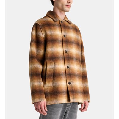Blouson Droit Nadwool Carreaux Flous GALERIES LAFAYETTE