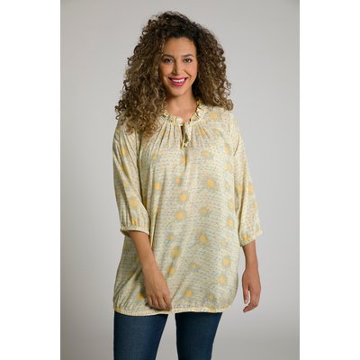 Blouse, imprimé à fleurs, col droit ULLA POPKEN
