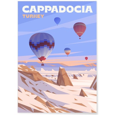 Affiche Cappadoce L'AFFICHERIE