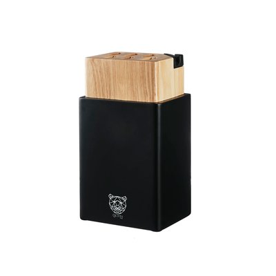 Lot de 2 blocs couteaux en bois, NUDE BJORN