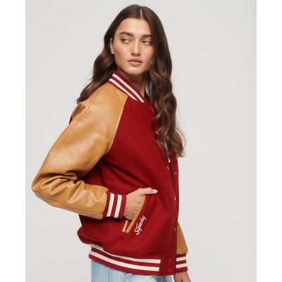 Bombers femme rouge clearance