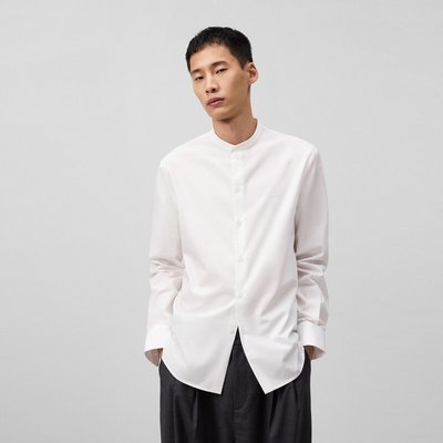 Chemise regular fit à col mao ADOLFO DOMINGUEZ